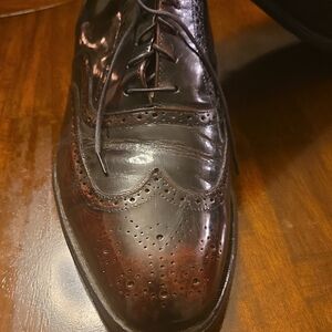 Classic Brown Leather Brogue Shoes